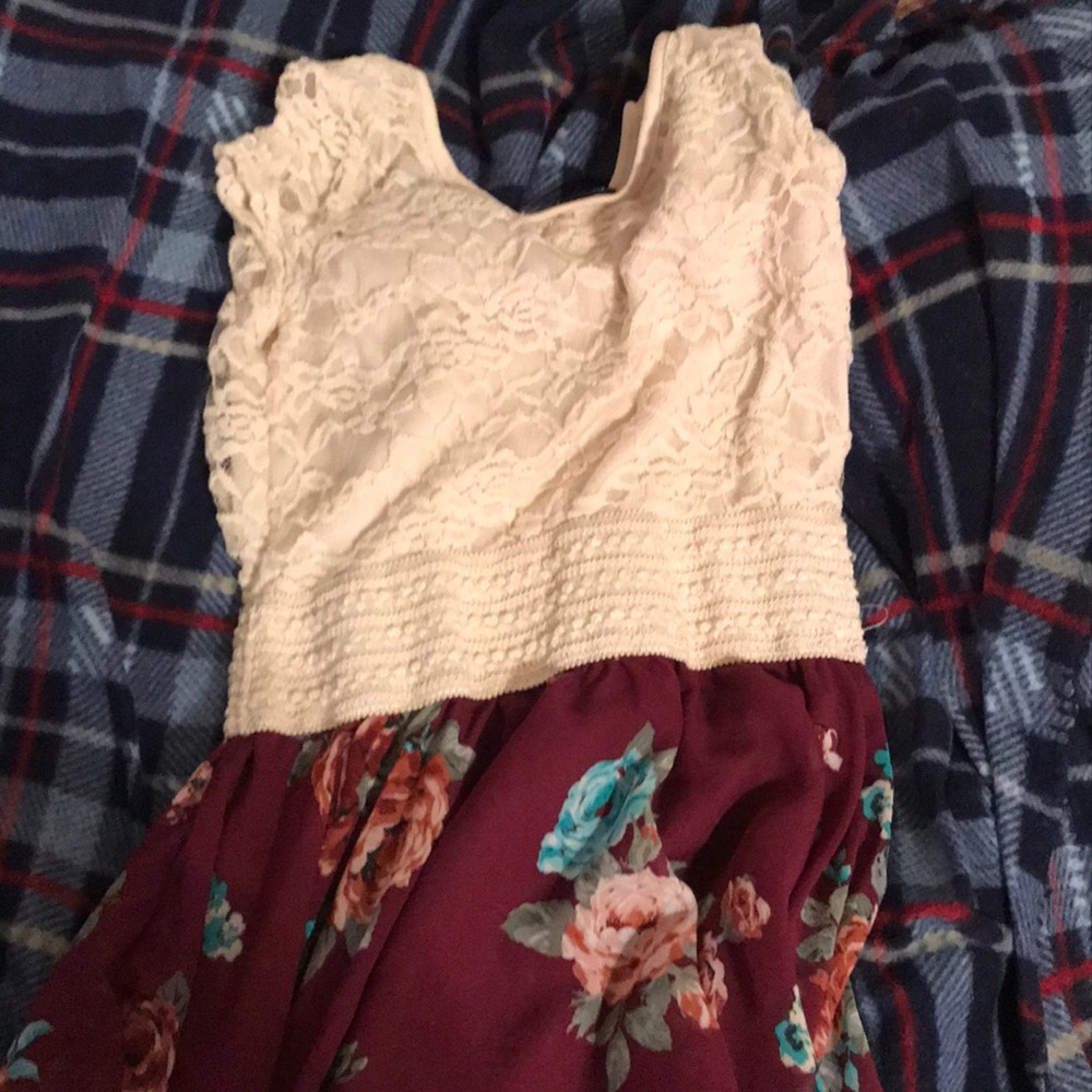 Floral and Lace summer dress
